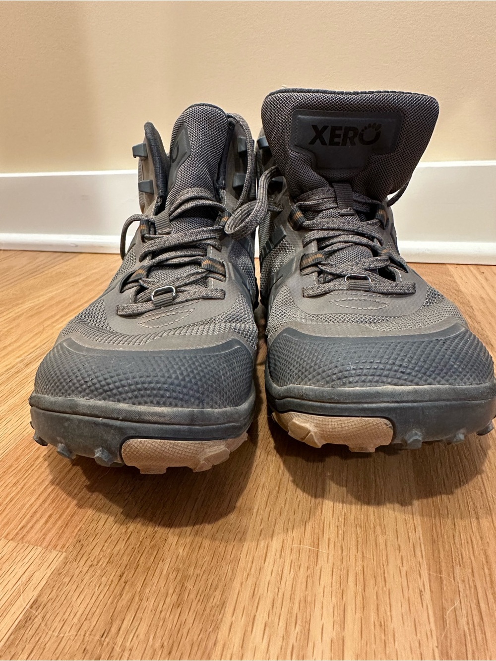 Xero Scrambler Mid II hiking boots Morel gray men's 7.5 women's 9 see notes